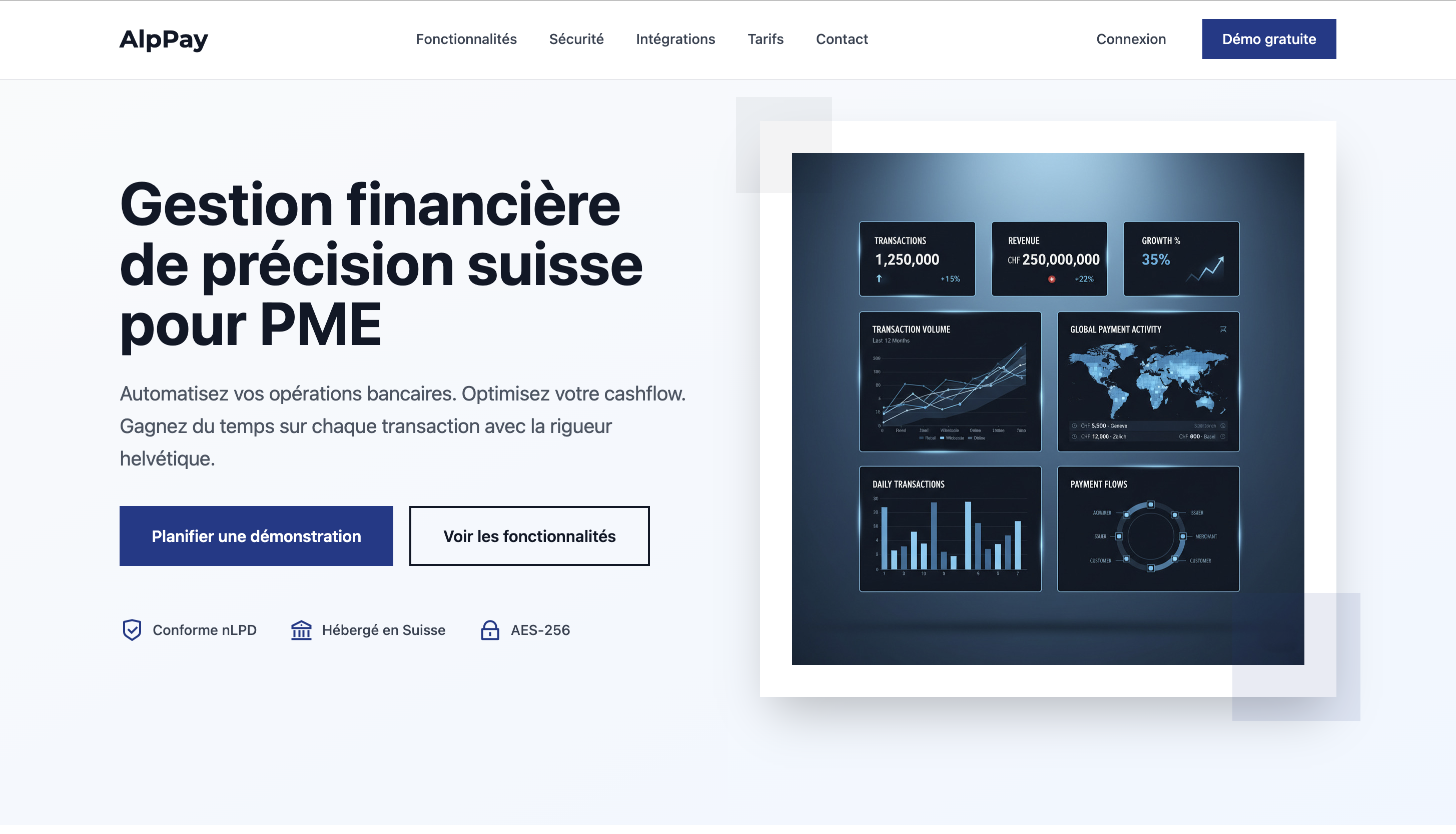 AlpPay - Gestion financière de précision suisse